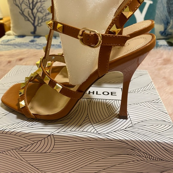 Studded Ankle Strap Sandals - Picture 7 of 13